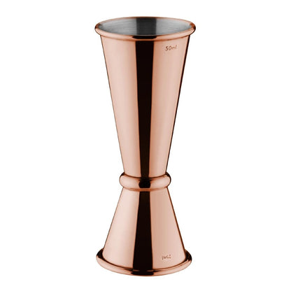 DR606 Olympia koperen barmaatje/jigger 25/50ml
