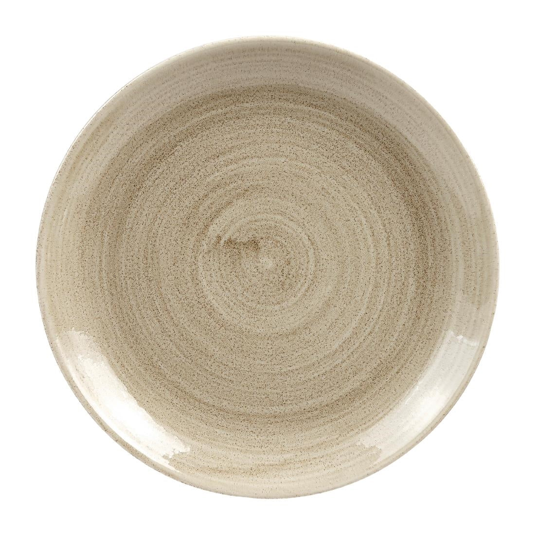 HC788 Churchill Stonecast Patina Antique Taupe Coupe Evolve Coupe Bord 32.4cm (12 stuks)
