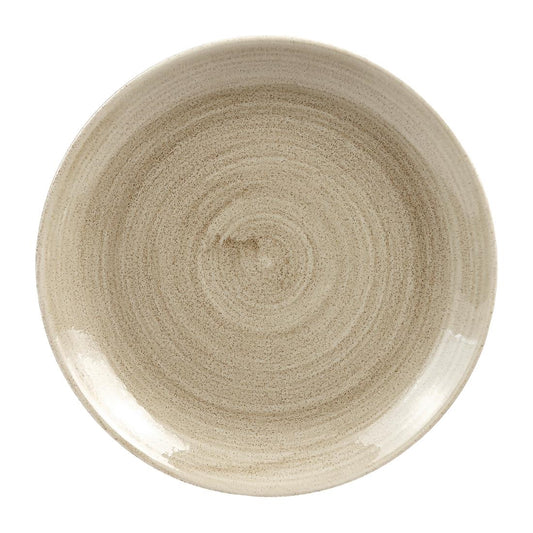 HC788 Churchill Stonecast Patina Antique Taupe Coupe Evolve Coupe Bord 32.4cm (12 stuks)