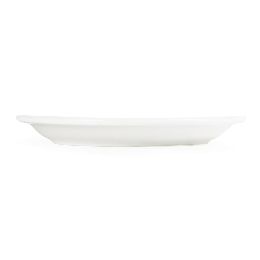 CB486 Olympia Whiteware Borden Met Smalle Rand 15cm (12 Stuks)