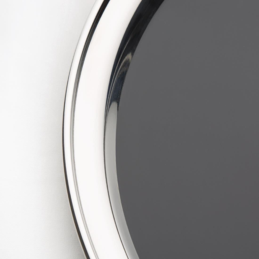 CM438 Olympia RVS antislip dienblad rond 35,5cm