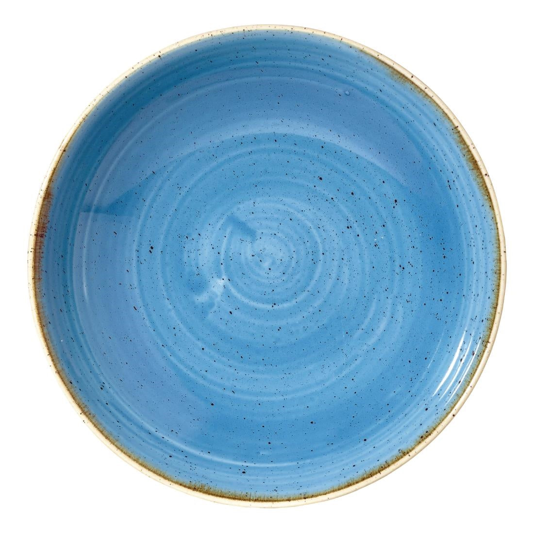 DF776 Churchill Stonecast Cornflower Blue Coupe Kom 24.8cm (12 stuks)