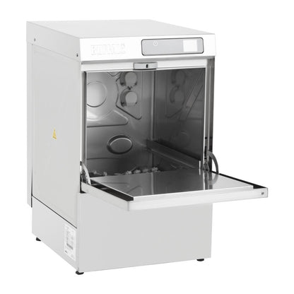 HC517 Buffalo Digitale Onderbouw Glazenspoelmachine met Afvoerpomp 400 mm Mand 3,3 kW