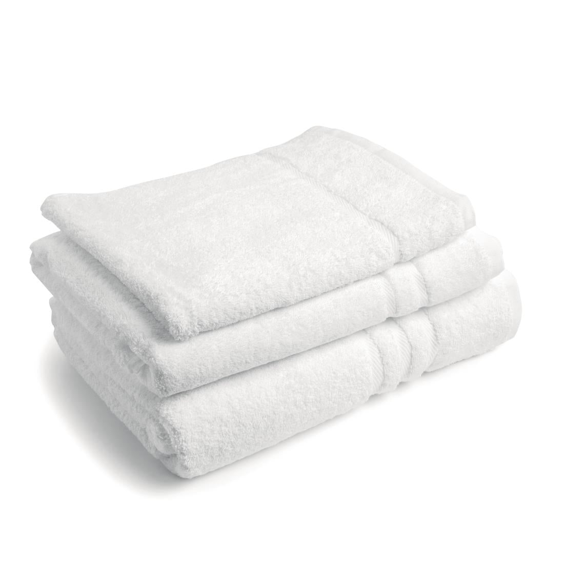 HB616 Mitre Comfort Nova gezichtsdoek wit 30x30cm (10 stuks)
