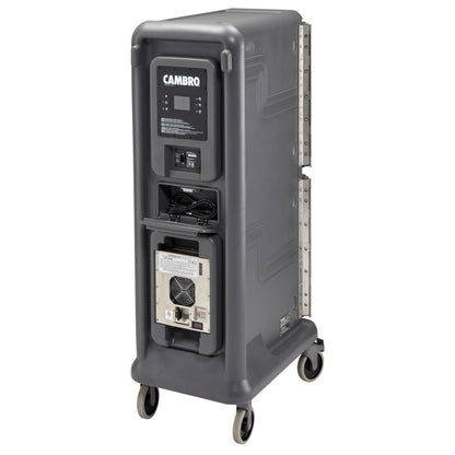 FU693 Cambro Ultra Pro Wagen Hoge Tweedeurs Wagen Voor Warme En Koude Gerechten, Antracietgrijs
