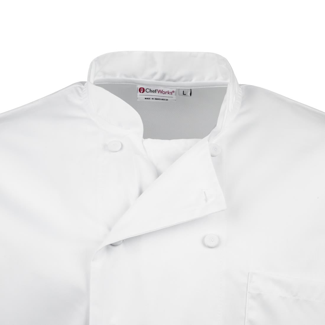 B649-L Chef Works Calgary Cool Vent unisex koksbuis wit L