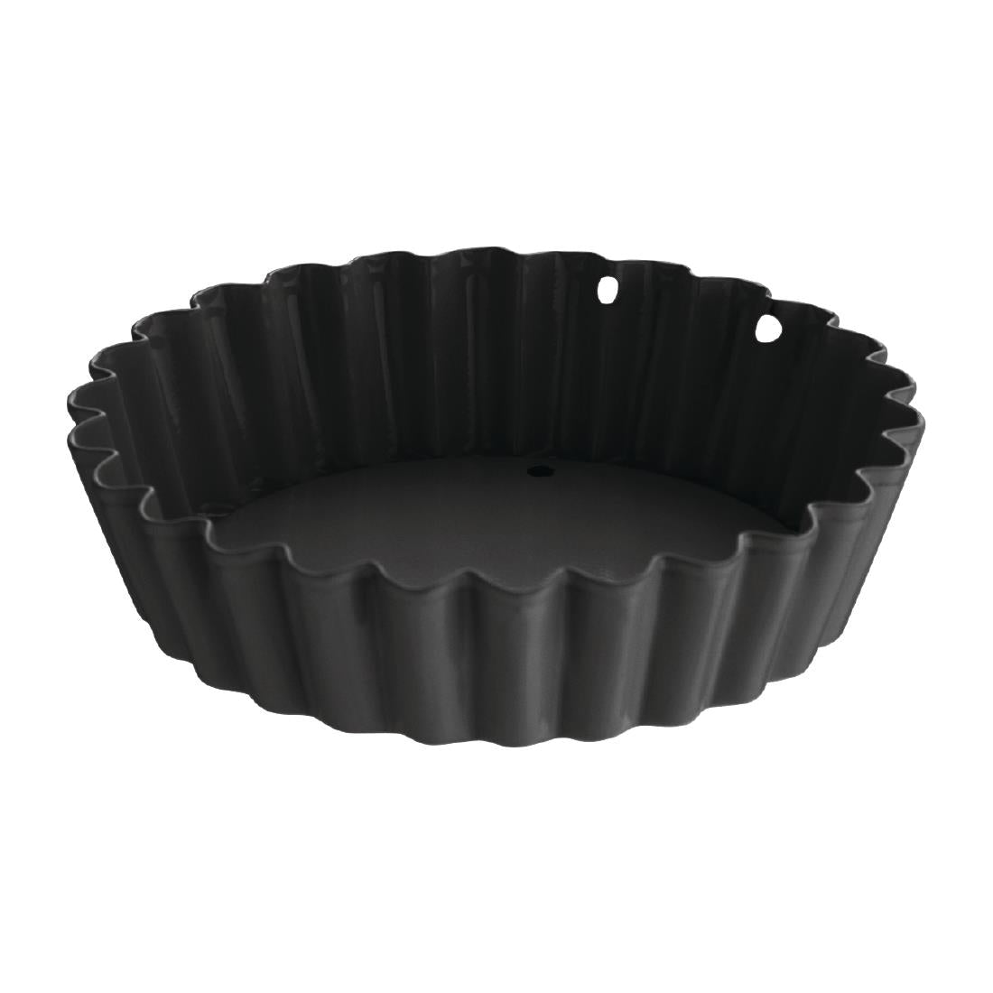 CW990 Vogue mini anti-kleef quichevormen met losse bodem 8cm (3 stuks)