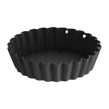 CW990 Vogue mini anti-kleef quichevormen met losse bodem 8cm (3 stuks)