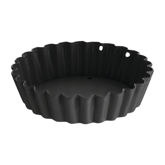 CW990 Vogue mini anti-kleef quichevormen met losse bodem 8cm (3 stuks)