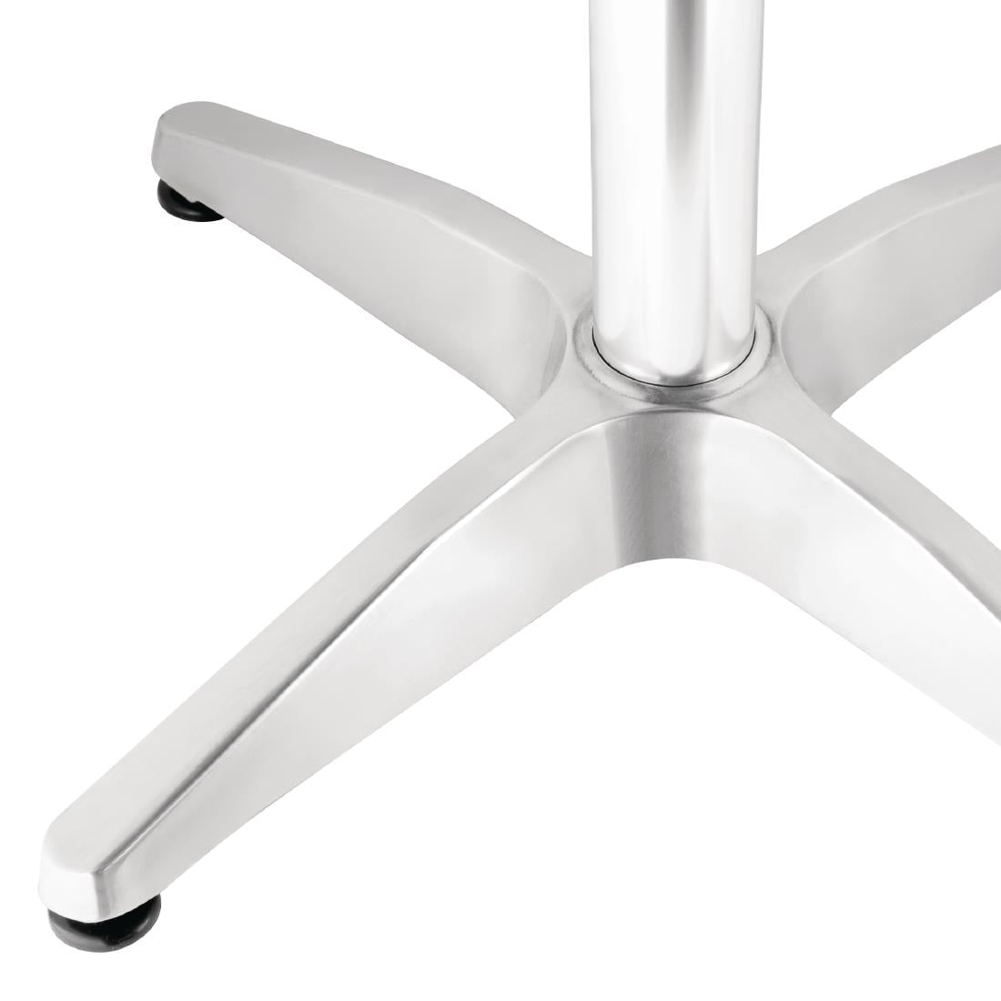 U427 Bolero alumiminium tafel met RVS blad 60cm