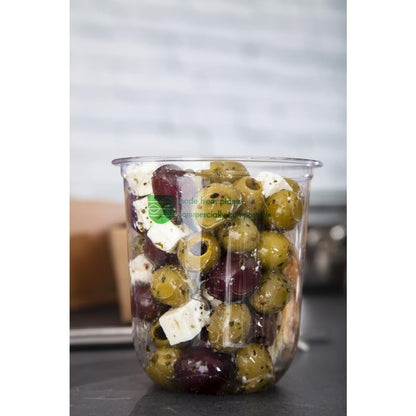 FS174 Vegware 96-serie composteerbare ronde bakjes 473ml (1000 stuks)