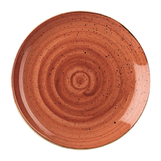 GP941 Churchill Stonecast Spiced Orange Evolve Coupe Bord 28.8cm (12 stuks)