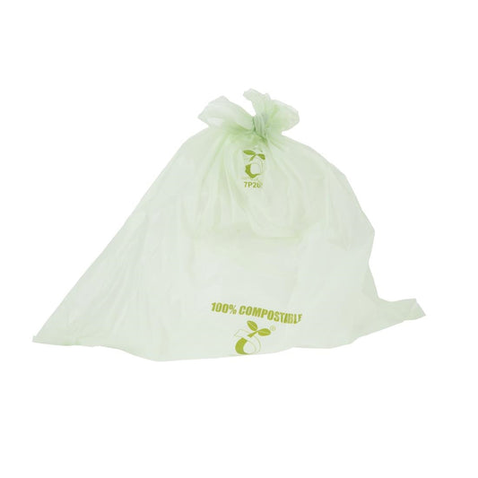 HW684 Jantex Groene Composteerbare Caddy Zakjes 10Ltr (24 stuks)