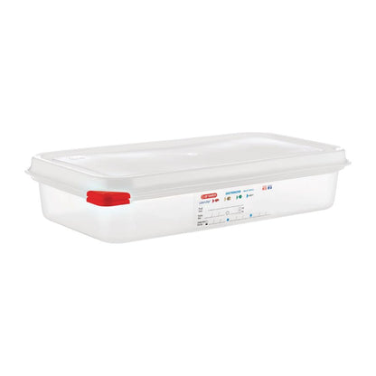GL262 Araven GN 1/3 voedseldoos met deksel 2,5Ltr (4 stuks)
