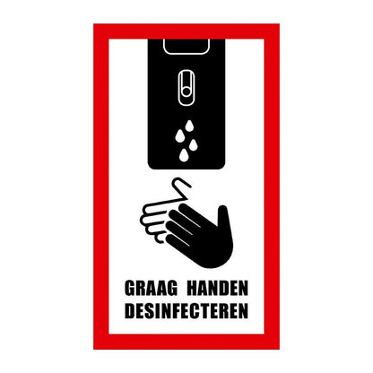 FN987 Desinfectiezuil met elleboogbediening