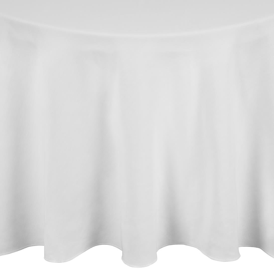 GW440 Mitre Essentials Occasions rond tafelkleed wit 305cm