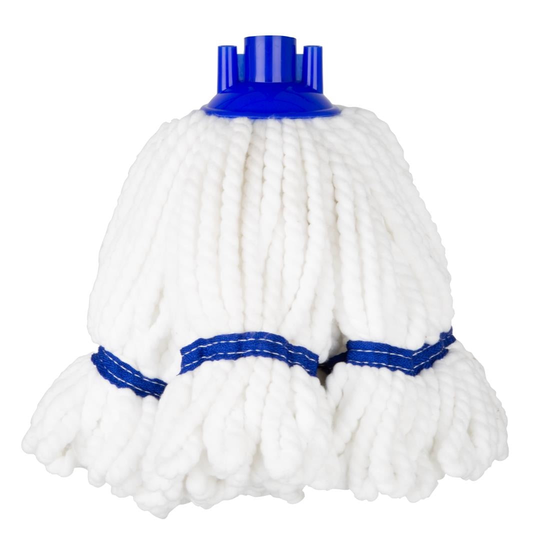 HX250 Jantex Microvezel Mop Hoofd Blauwe Streep 150g