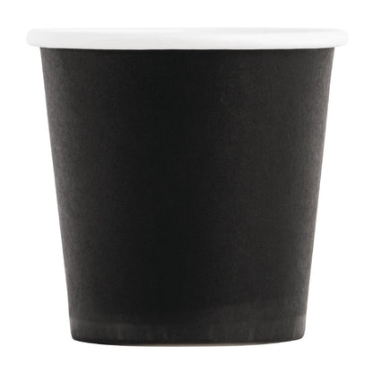 GF018 Fiesta Recyclable disposable espressobekers zwart 12cl (1000 stuks)