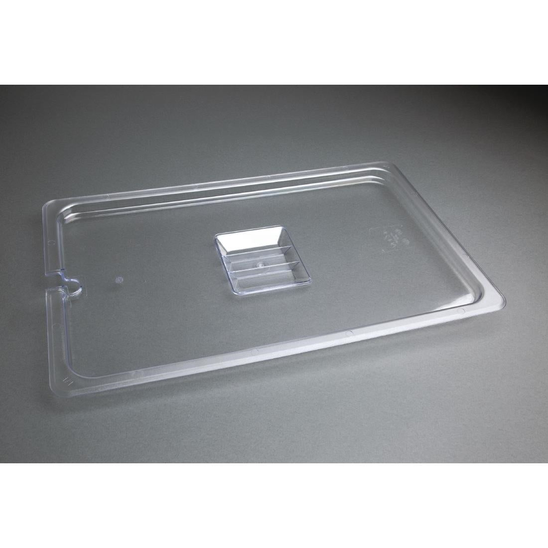 U250 Vogue polycarbonaat deksel met lepeluitsparing GN 1/1