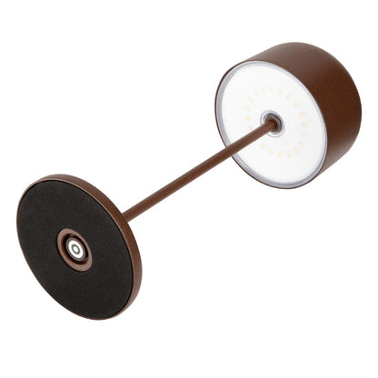 HZ209 Olympia Siena Tafellamp Ronde Koepel Kastanje 300mm