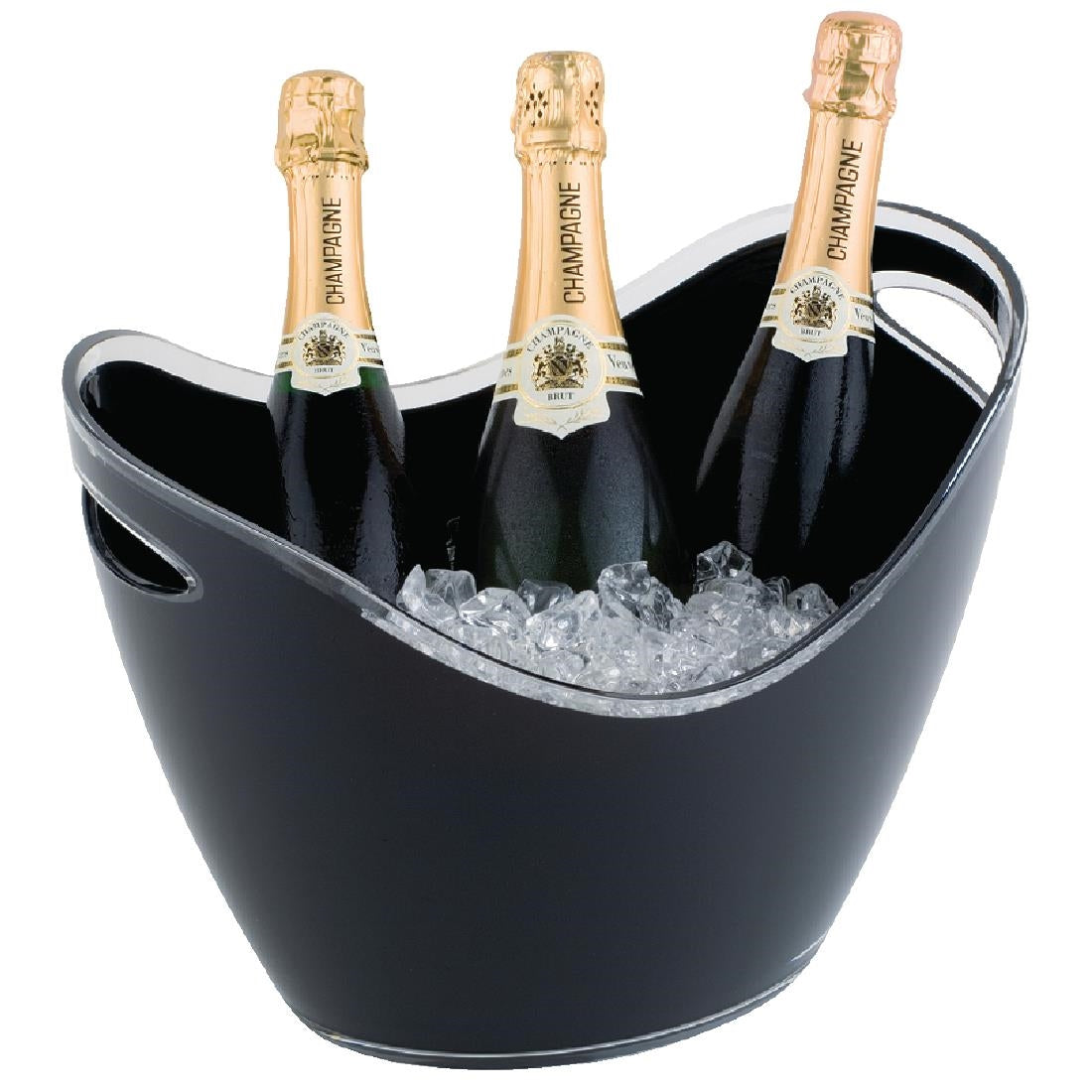 CF311 APS acryl champagne bowl groot zwart