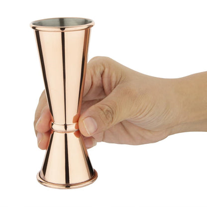 DR606 Olympia koperen barmaatje/jigger 25/50ml