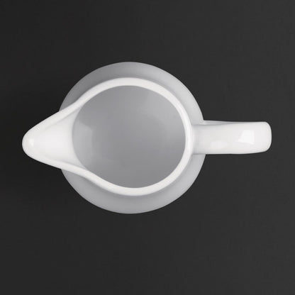 U819 Olympia Whiteware melkkannetjes met handvat 170ml (6 stuks)