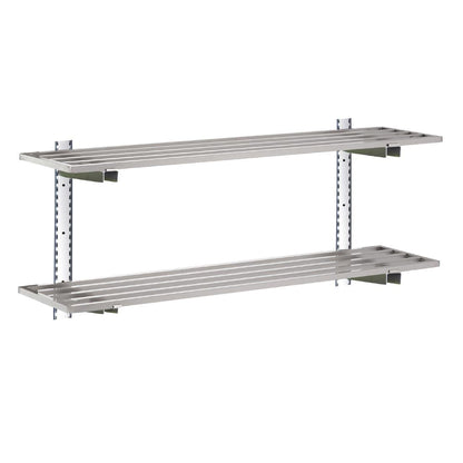 DS449 Gastro M RVS wandplank zonder steunen 150x40cm