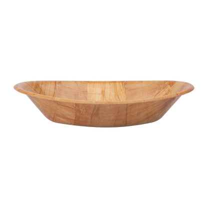 L093 Ovale Houten Kom Groot