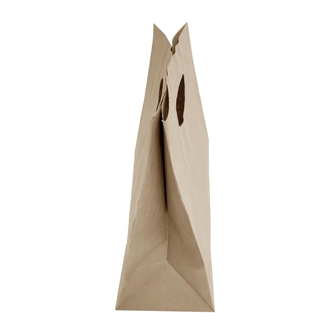 HY768 Fiesta Recyclebare D-snijgreep Bruine Papieren Tassen Groot (250 stuks)