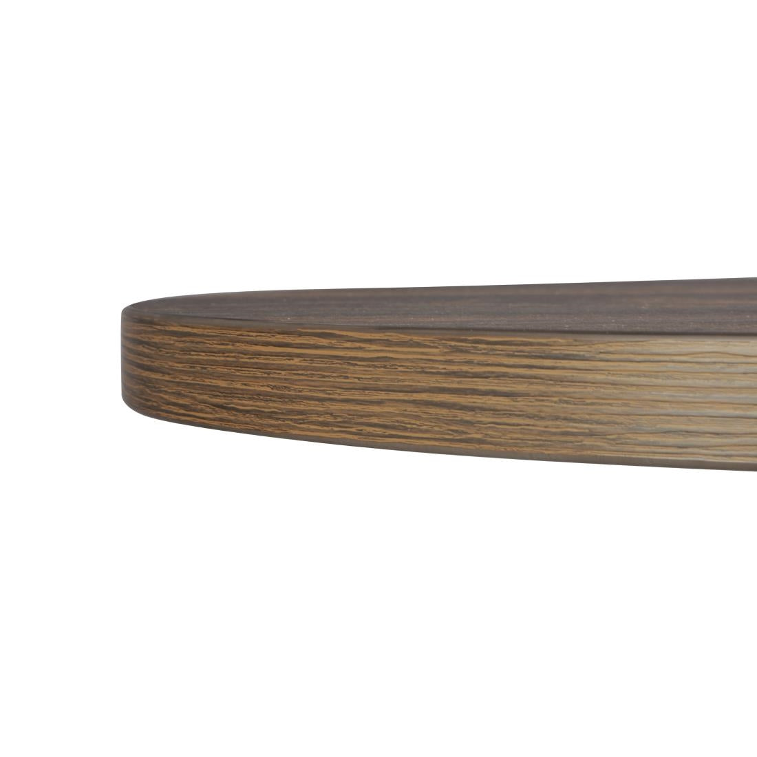 HW853 Bolero Complete Tafel Rond Donker Hout Effect 600mm