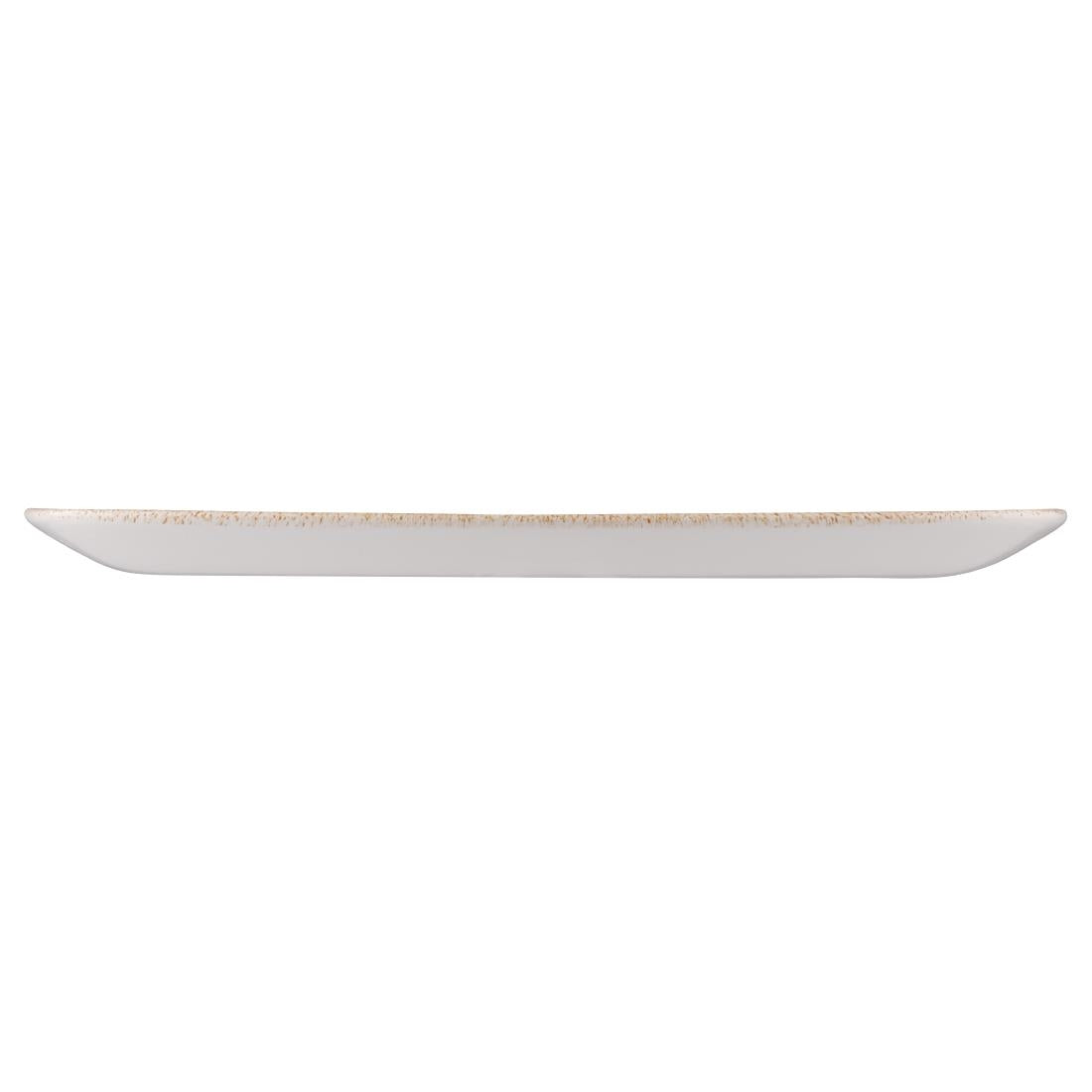 DR707 Churchill Raku Garnet Orange Chefs Ovaal Bord 35.2 x 18.7cm (6 stuks)