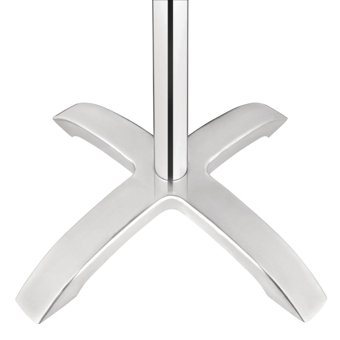 GG660 Bolero tafelpoot geborsteld aluminium