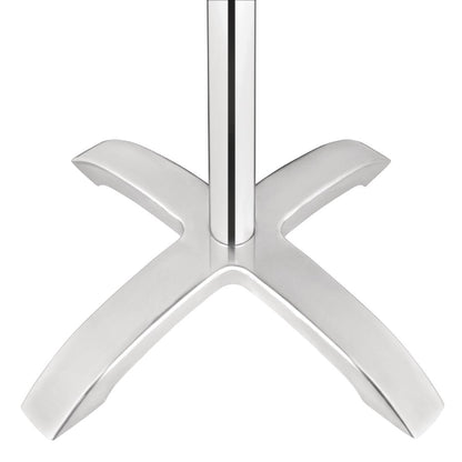 GG660 Bolero tafelpoot geborsteld aluminium