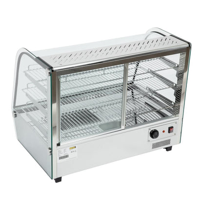 CD232 Buffalo warmhoudvitrine 160L 67(h) x 86,8(b) x 56,8(d)cm
