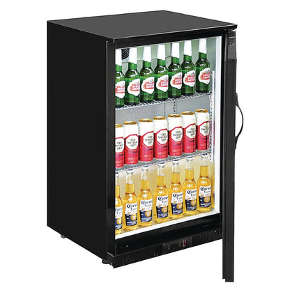 GL015 Polar G-serie 900mm barkoeling enkele deur 138L zwart