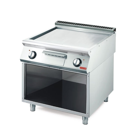GN102 Gastro M 700 plus elektrische bakplaat GM70/80 FTES-CR gladde verchroomde plaat
