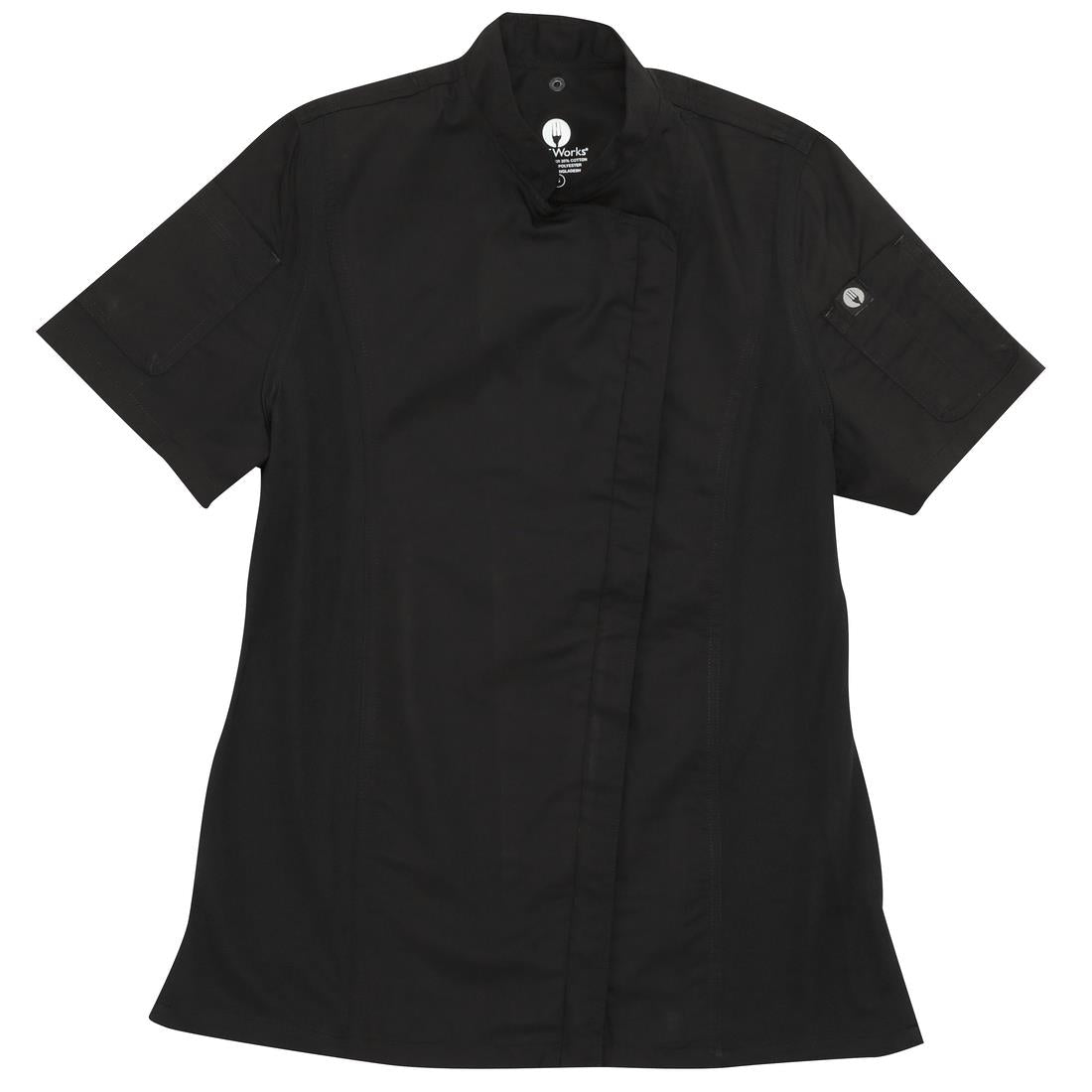 BB051-S Chef Works Springfield dames koksbuis zwart S