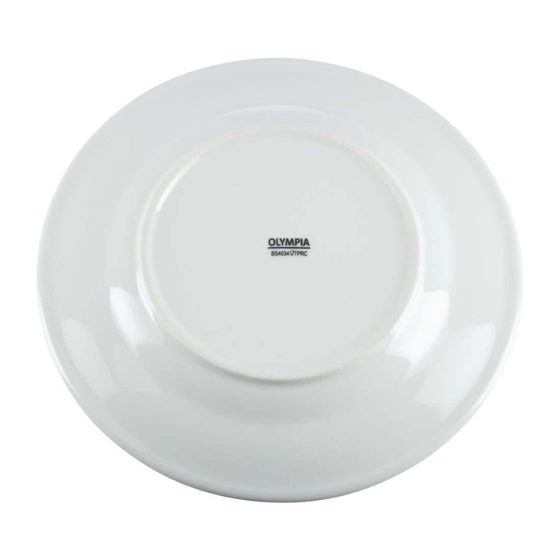 CB479 Olympia Whiteware Witte Borden Met Brede Rand 202mm (12 Stuks)