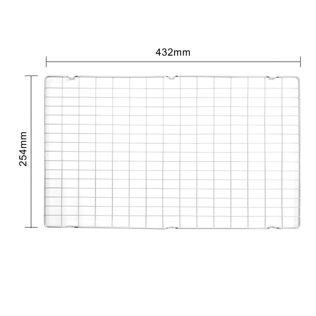 J810 Vogue koelrooster grofmazig 432 x 254mm