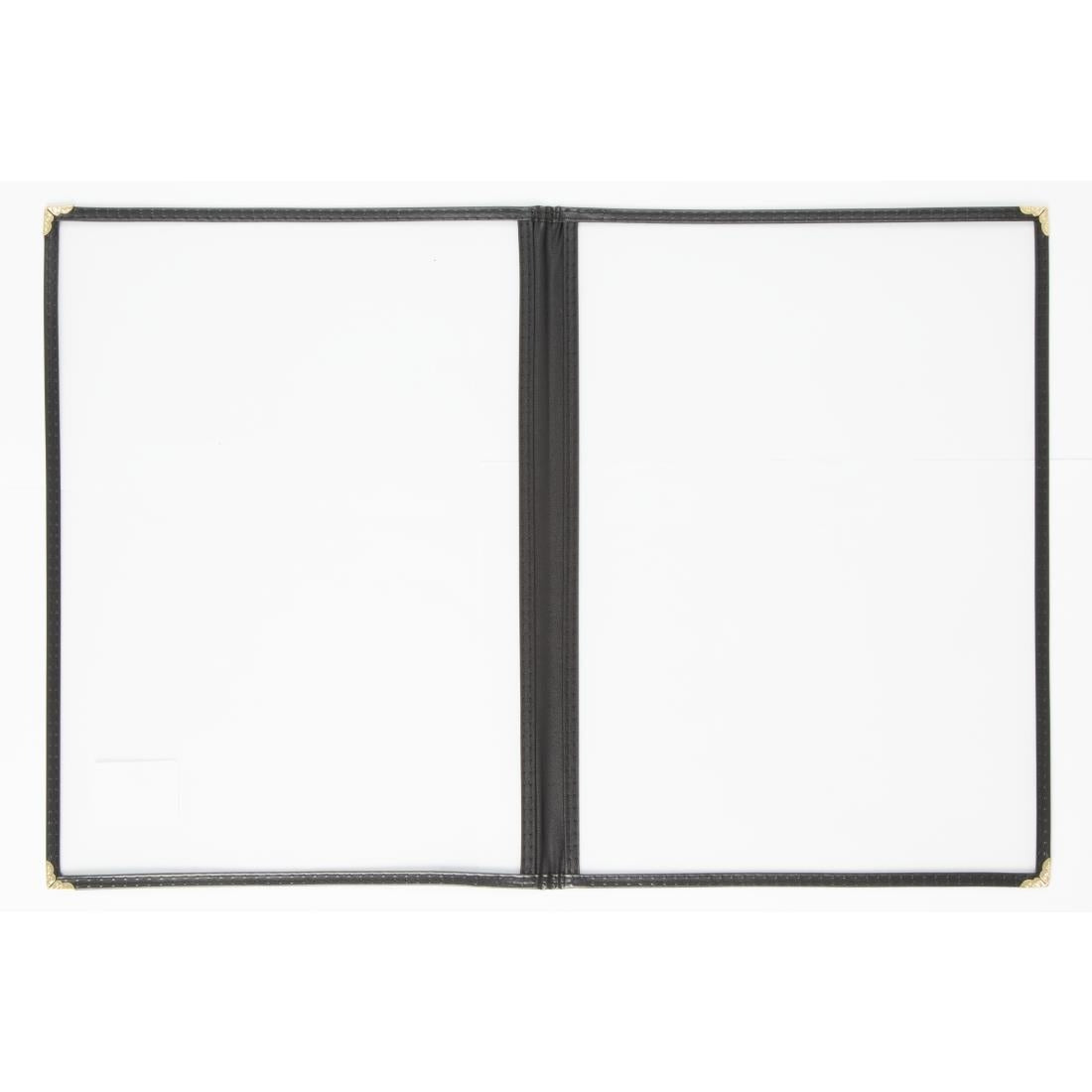 E293 Olympia American Style menuhouder A4 zwart dubbel