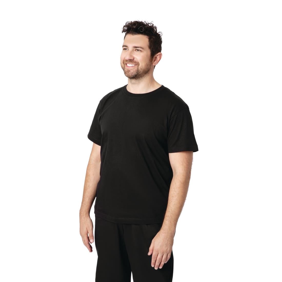 A295-M Unisex T-shirt zwart M