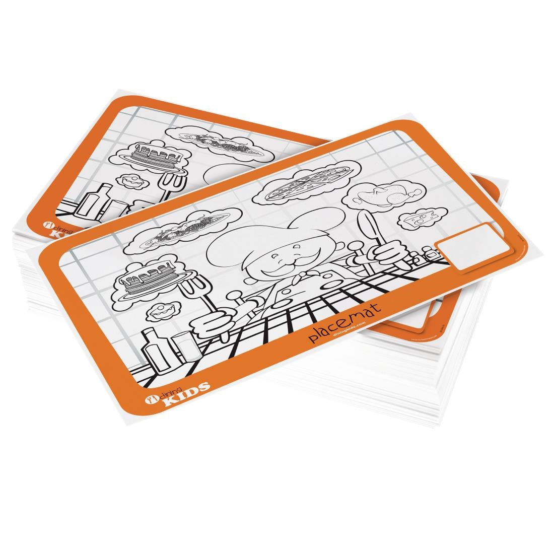 H122 Dining Kids placemats om in te kleuren (200 stuks)