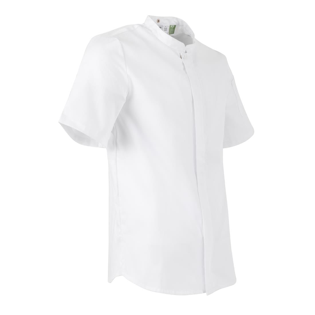 BA116-M Southside Harlem Koksjas Wit Korte Mouw Mesh Maat M