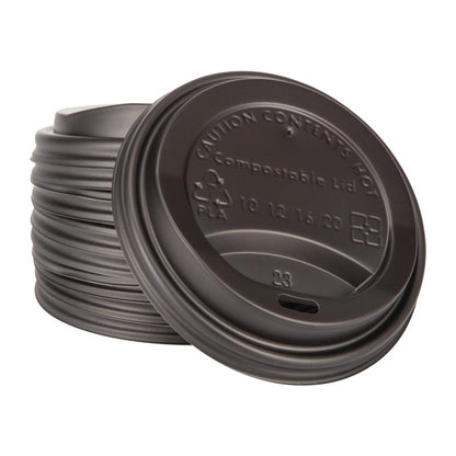 DS053 Fiesta Compostable composteerbare deksels voor 34cl koffiebekers (1000 stuks)