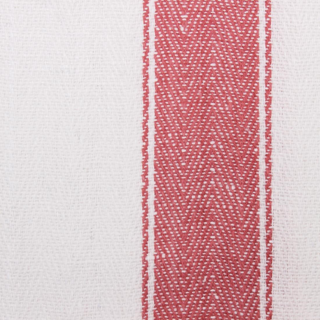 E915 Vogue zware kwaliteit polykatoen theedoek rood 76 x 51cm
