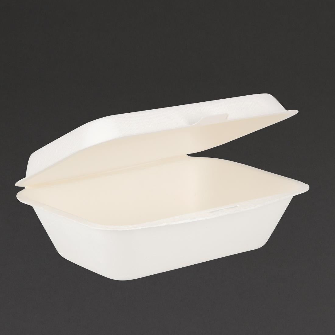 DW248 Fiesta Compostable bagasse maaltijddozen 182mm (250 stuks)