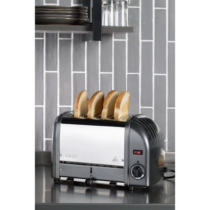 E268 Dualit Vario broodrooster 4 sleuven grijs 40348