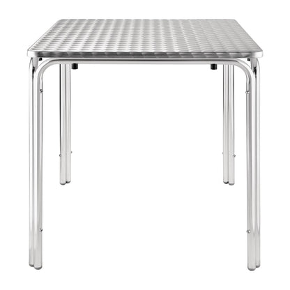 U505 Bolero stapelbare vierkante RVS tafel 70cm