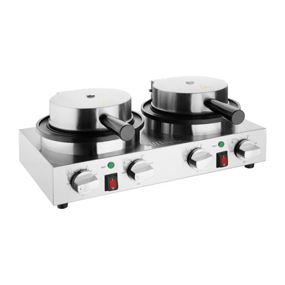 CJ533 Buffalo Dubbele Ronde Belgische Wafelmaker
